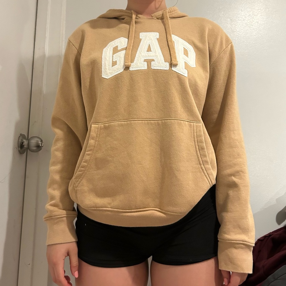 GAP Tan Oversized Hoodie Sweatshirt